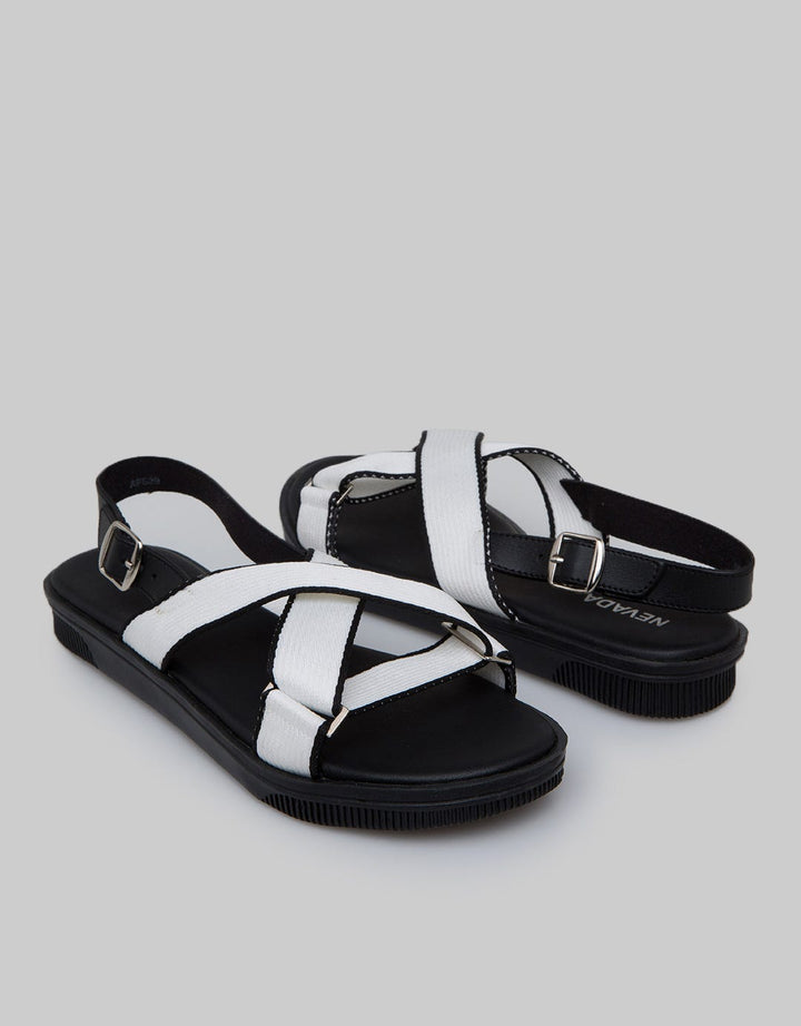 Nevada Slingback Sandals Cross Strap