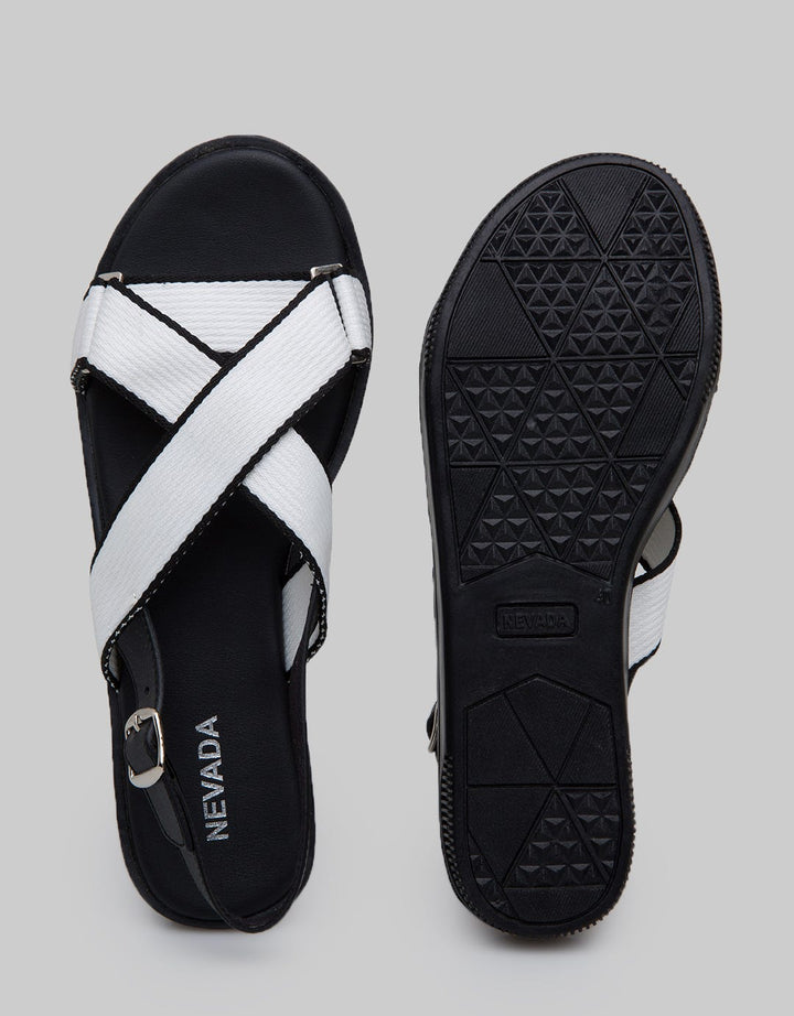 Nevada Slingback Sandals Cross Strap