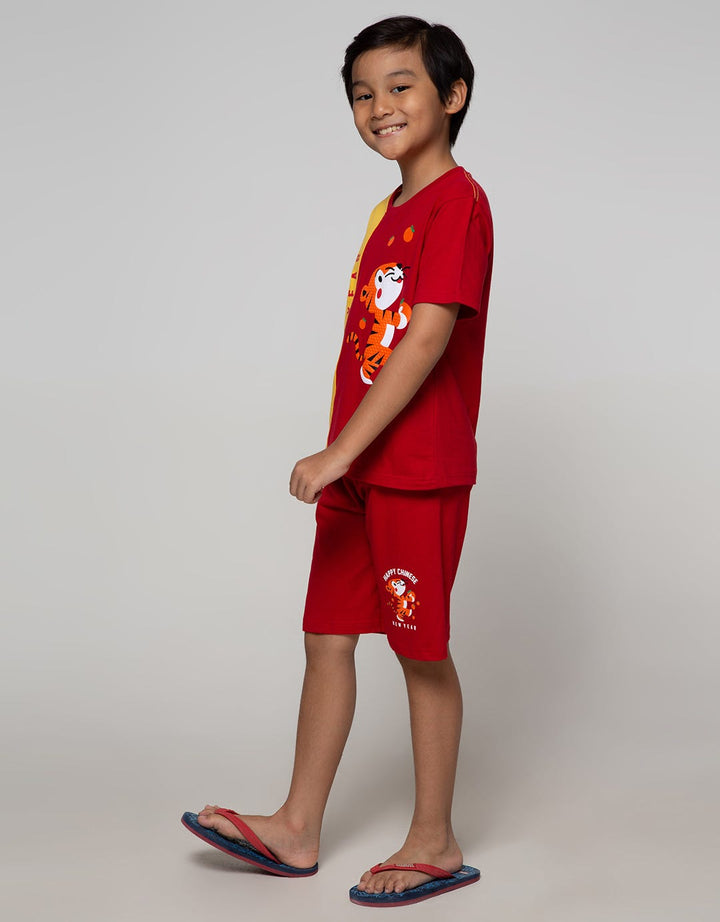 Little M Top Bottom Set Cny Cut N Sewn Happy Tiger