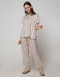 Nevada Short Sleeve Pyjama Pants Fur Bear