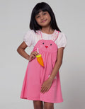 Little M Short Sleeve Mini Dress Bunny Gantung Wortel (Inner )