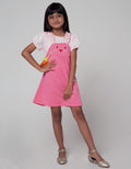 Little M Short Sleeve Mini Dress Bunny Gantung Wortel (Inner )