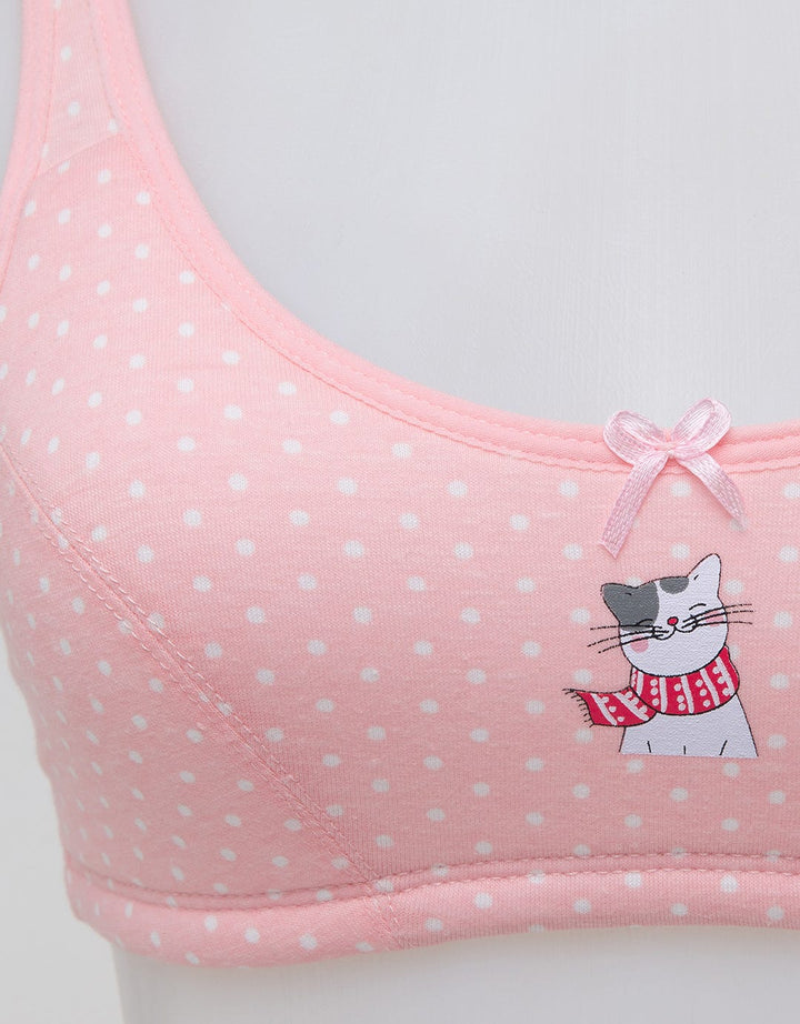 Nevada Mini Set Bra Step 2 Meong Pink Polka