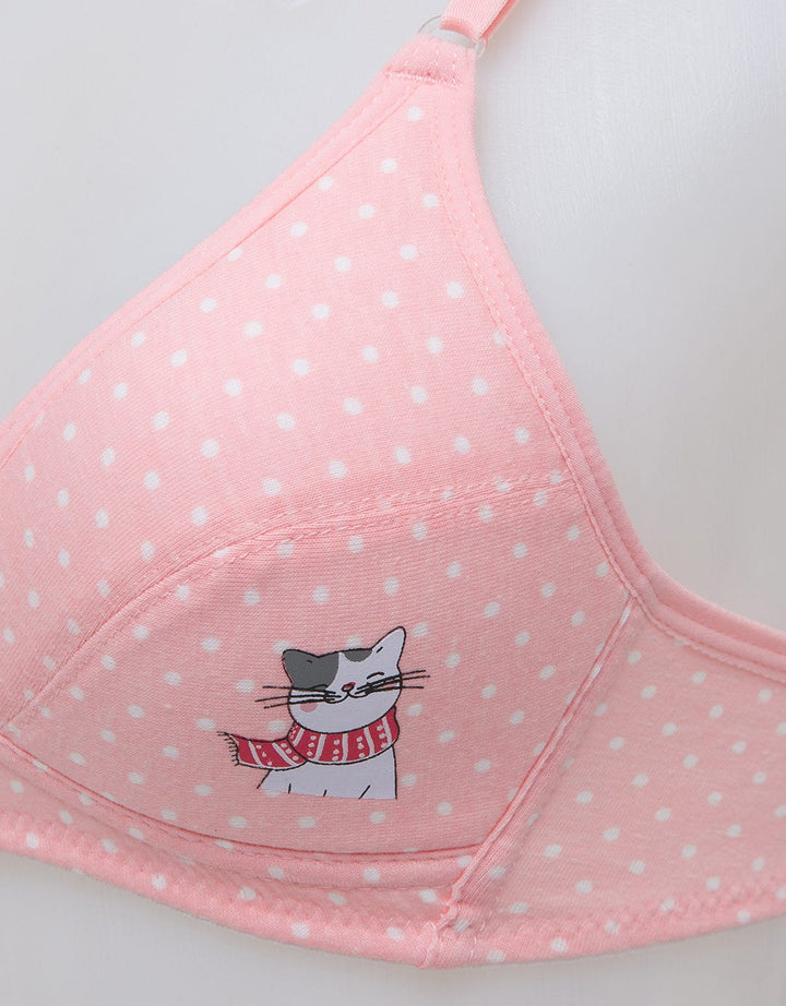 Nevada Mini Bra Set Basic Step 3 Meow Pink Polka
