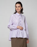 Exit Signature Gingham Blouse
