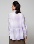Exit Signature Gingham Blouse