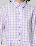 Exit Signature Gingham Blouse