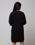 Connexion Long Sleeve Midi Dress Plain Babyterry