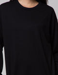 Connexion Long Sleeve Midi Dress Plain Babyterry