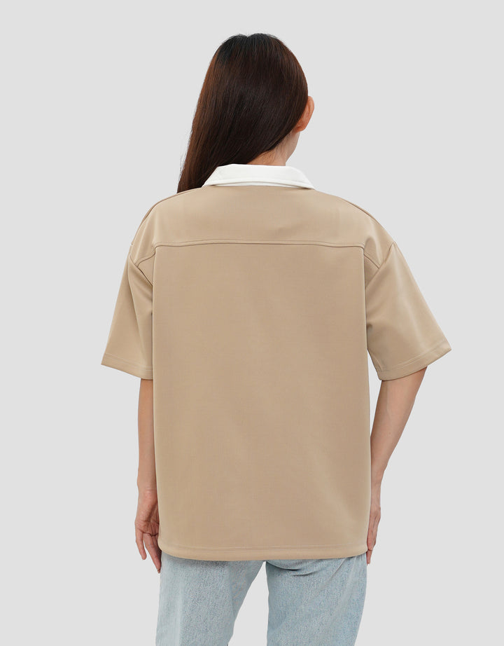 NEVADA MANHATTAN KAOS POLO OVERSIZE WANITA