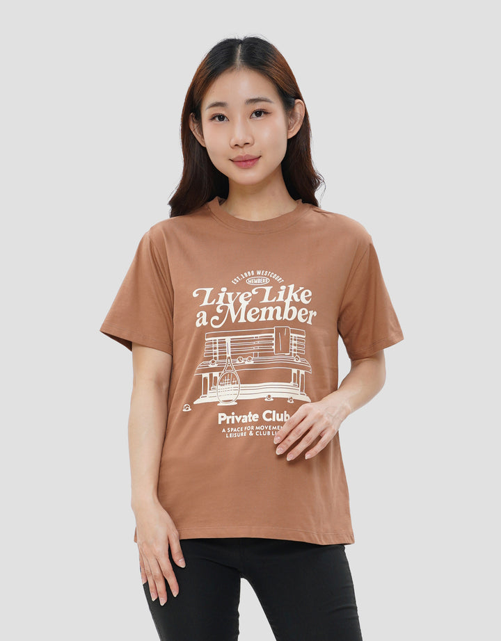 NEVADA LIVE LIKE A MEMBER KAOS WANITA
