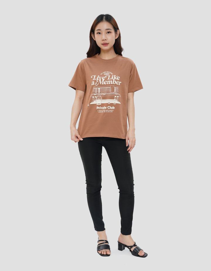 NEVADA LIVE LIKE A MEMBER KAOS WANITA