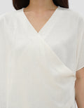 CONNEXION DOLMAN LINEN BLOUSE SLEEVELESS WANITA