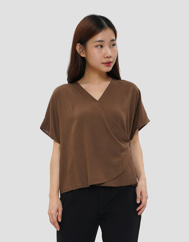CONNEXION BASIC BLOUSE WANITA