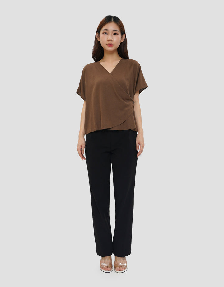 CONNEXION BASIC BLOUSE WANITA