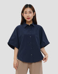 CONNEXION DOLMAN SLEEVE KEMEJA WANITA
