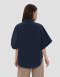 CONNEXION DOLMAN SLEEVE KEMEJA WANITA
