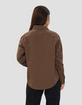 CONNEXION POPLIN KEMEJA OVERSIZE WANITA