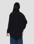 ANNISA FUNNEL NECK KEMEJA LENGAN PANJANG WANITA