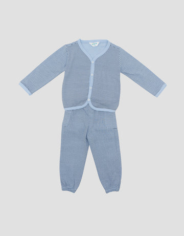 LITTLE M STRIPES PAKAIAN SETELAN BAYI