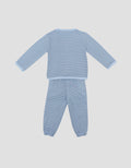 LITTLE M STRIPES PAKAIAN SETELAN BAYI