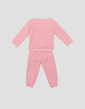 LITTLE M STRIPES PAKAIAN SETELAN BAYI