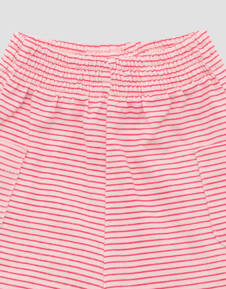 LITTLE M STRIPES PAKAIAN SETELAN BAYI