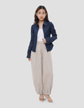 NEVADA STRETCH ZIPPER KEMEJA JEANS WANITA
