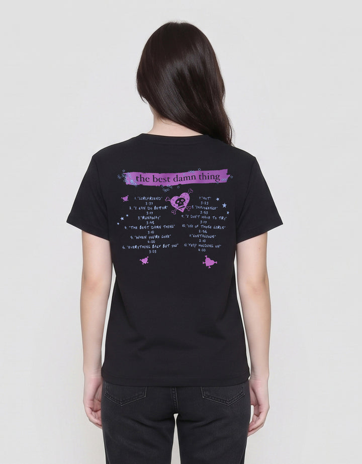 NEVADA UNIVERSAL MUSIC AVRIL LAVIGNE PRINT LIST SONG KAOS WANITA