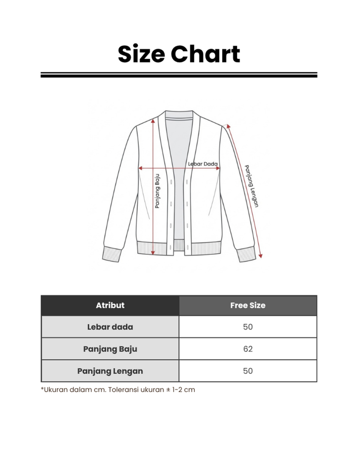 MXM CARDIGAN WANITA