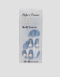 MXM NAIL STICKERS KUKU PALSU ISI 24 LONG ALMOND WANITA