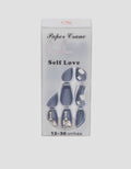 MXM NAIL STICKERS KUKU PALSU ISI 24 LONG ALMOND WANITA