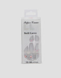 MXM NAIL STICKERS KUKU PALSU ISI 24 LONG ALMOND WANITA