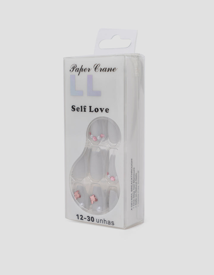 MXM NAIL STICKERS KUKU PALSU ISI 24 LONG ALMOND WANITA