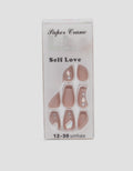 MXM NAIL STICKERS KUKU PALSU ISI 24 LONG ALMOND WANITA