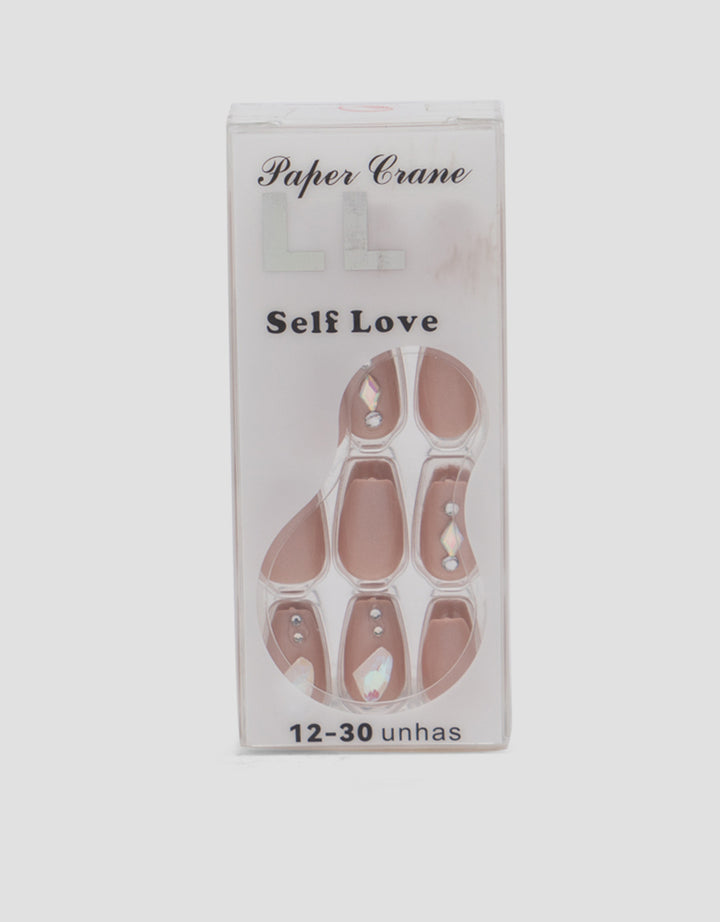 MXM NAIL STICKERS KUKU PALSU ISI 24 LONG ALMOND WANITA