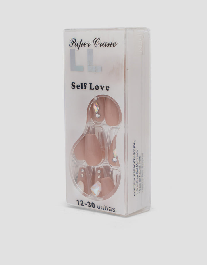 MXM NAIL STICKERS KUKU PALSU ISI 24 LONG ALMOND WANITA