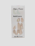 MXM NAIL STICKERS KUKU PALSU ISI 24 LONG ALMOND WANITA