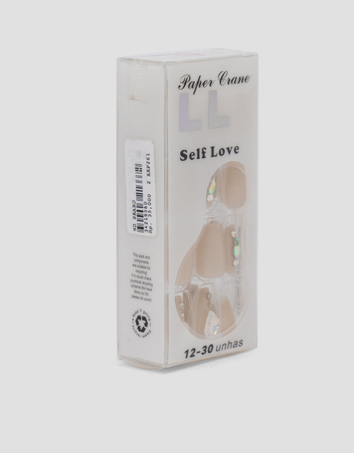 MXM NAIL STICKERS KUKU PALSU ISI 24 LONG ALMOND WANITA