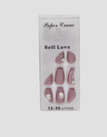 MXM NAIL STICKERS KUKU PALSU ISI 24 LONG ALMOND WANITA