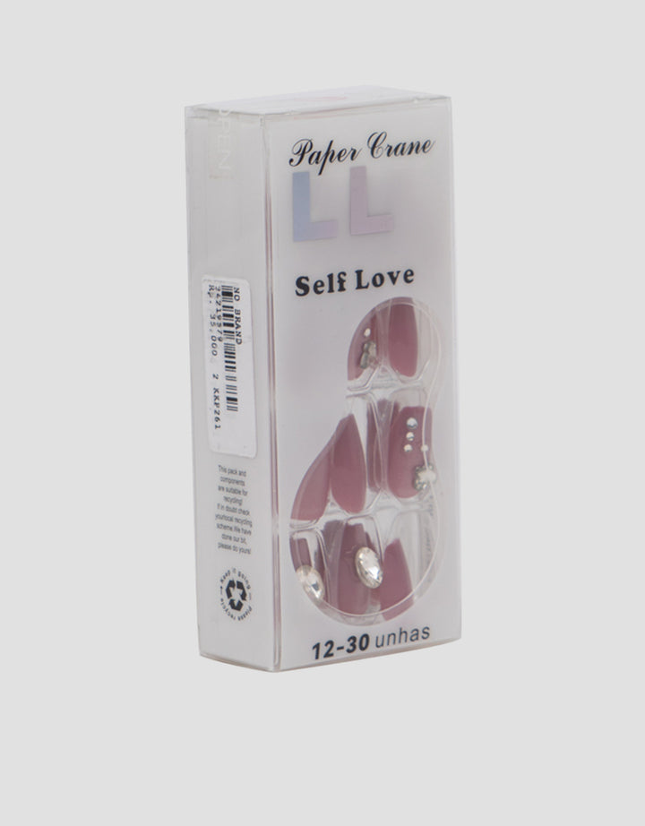 MXM NAIL STICKERS KUKU PALSU ISI 24 LONG ALMOND WANITA