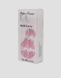 MXM NAIL STICKERS KUKU PALSU ISI 24 LONG ALMOND WANITA