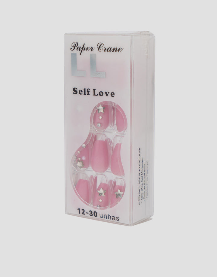 MXM NAIL STICKERS KUKU PALSU ISI 24 LONG ALMOND WANITA