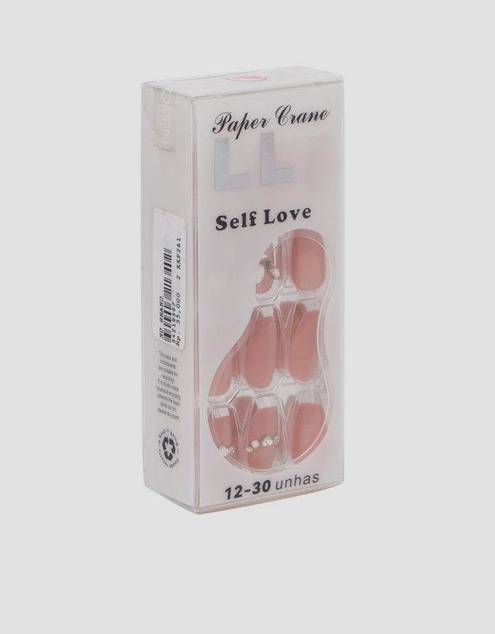 MXM NAIL STICKERS KUKU PALSU ISI 24 LONG ALMOND WANITA