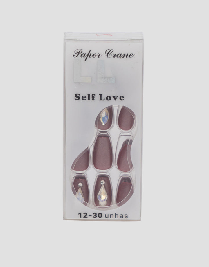 MXM NAIL STICKERS KUKU PALSU ISI 24 LONG ALMOND WANITA