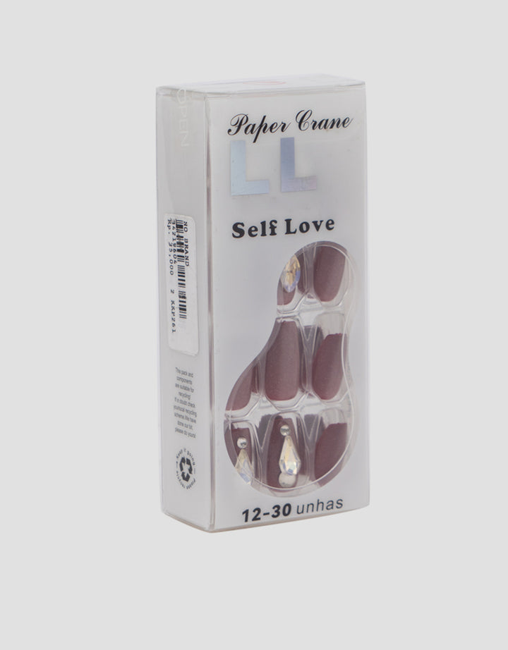 MXM NAIL STICKERS KUKU PALSU ISI 24 LONG ALMOND WANITA