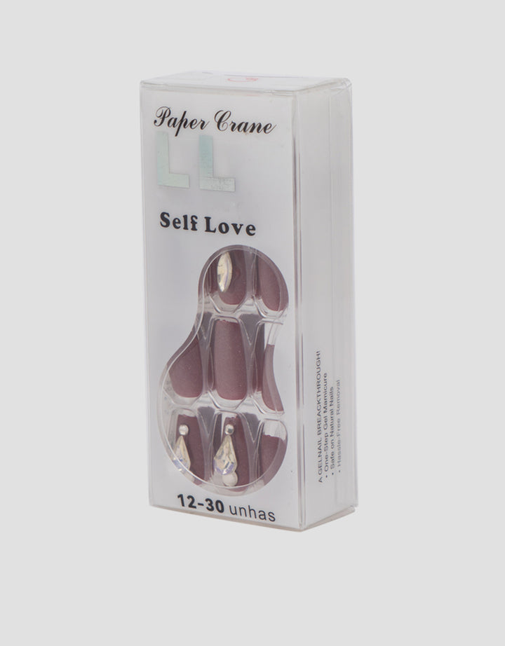 MXM NAIL STICKERS KUKU PALSU ISI 24 LONG ALMOND WANITA