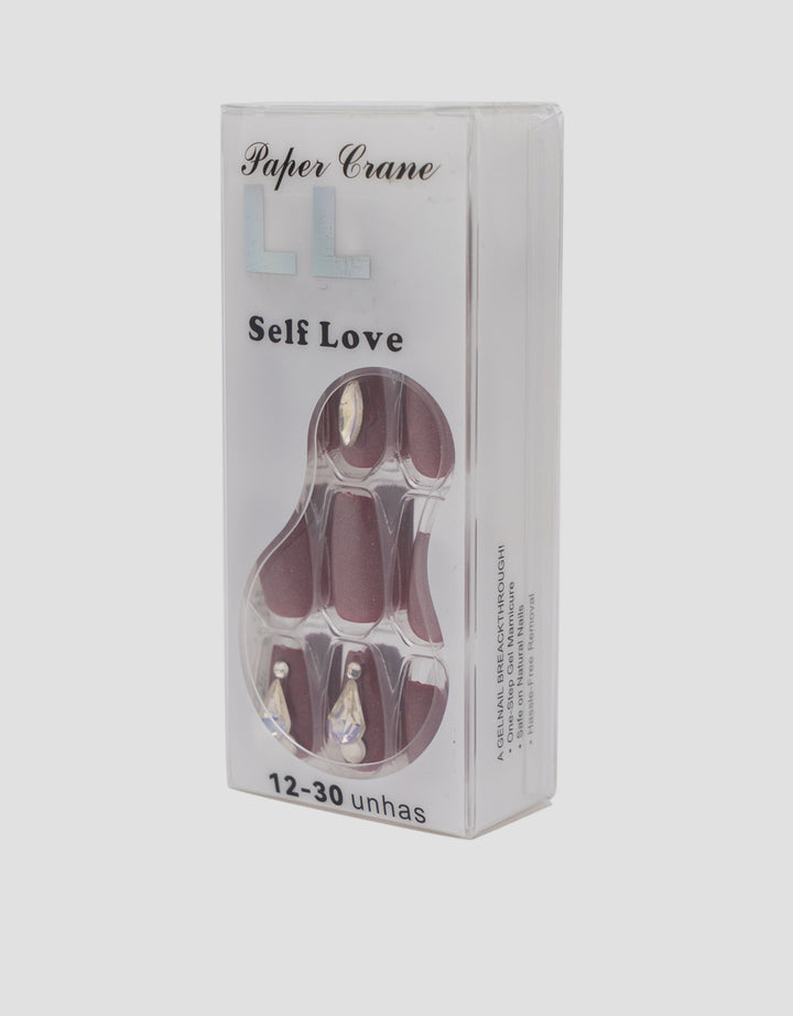 MXM NAIL STICKERS KUKU PALSU ISI 24 LONG ALMOND WANITA