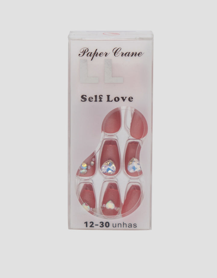 MXM NAIL STICKERS KUKU PALSU ISI 24 LONG ALMOND WANITA
