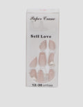 MXM NAIL STICKERS KUKU PALSU ISI 24 LONG ALMOND WANITA